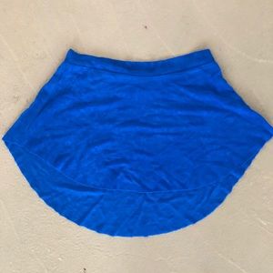 Blue skirt